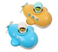 PERSELOSO 2 da Bagno Vento per Sottomarini Colorati Giallo Giocattoli Divertenti per Piscina e Doccia Sicuri e Facili da Trasportare Giochi Acquatici per