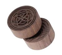 PERSELOSO 2 Pezzi Diffusore di Aromi in Legno Scuro per Oli Essenziali Design Elegante e Funzione Silenziosa per Relax e Salute