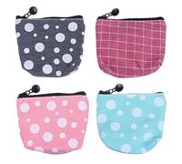 PERSELOSO 2 Set Mini Portamonete Storage Bins Pochette Porta Assorbenti Valigetta Chiavi Gabs Portafogli Borsino Moneta Astuccio Per Chiavi Piccola Borsa Panno Oxford 4 Pezzi * 2