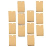 PERSELOSO 25pezzi Lastra Di Ottone Rettangolare Lamiera Per Artigianato e Gioielli Fai Da Te Lastre Di Ottone Durevoli Per Decorazioni e Feste