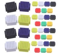 PERSELOSO 35 Pezzi Mini Breadboard Solderless Pcb Circuit Board per Prototipi Elettronici Resistente e Riutilizzabile Kit Educativo per Progetti DIY e Sperimentazioni di Coding