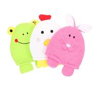 PERSELOSO 3pezzi Guanti Esfolianti Per Corpo Per Doccia e Pulizia Della Design Carino Per Stile Casual Randomizzato