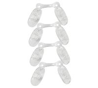 PERSELOSO 4 pezzi Nasali Antiscivolo Silicone per Confezione Comfort e Adattabilità per Irritazioni e Pressione Sul Naso Accessorio per e Sole