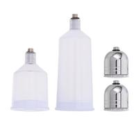 PERSELOSO 4 piccoli contenitori per vernice, flaconi vuoti da 20 ml, 40 ml e 7 ml per aerografo, ideali per miscelare colori per modellismo, lavoretti creativi e per organizzare gli accessori per