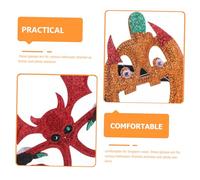 PERSELOSO 5 Pezzi Halloween Eyeglasses Lightweight Party Eyewear With Pumpkin Skull Ghost Bat Frames For Cosplay And Photo Booth Props