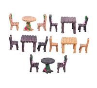 PERSELOSO 5 Set Giocattoli Per Mini Cose Accessori In Miniatura Mobili In Miniatura Sedia In Scala Decorazioni Per La Casa Carini Accessori Per La Casa Decorazione Da Giardino