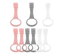 PERSELOSO 9 Pezzi Anelli di Plastica per Recinzione Gioco, Accessori per Supporto Facile alla Posizione Eretta e Sviluppo, per Soggiorni e Attività Quotidiane