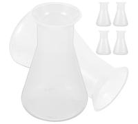 PERSELOSO Beute Coniche per Facilita Miscelazione e Previene Traboccamenti Set di 6 in Plastica Pp da 100ml Graduazione Laboratorio e Cucina