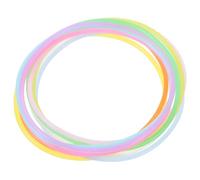 PERSELOSO Braccialetti in Silicone Luminosi e Fluorescenti Elastici e Adatti alla Maggior Parte dei Colore 100 Pezzi che Si Illuminano al Buio Colore per Occasioni Casual o Formali
