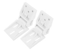 PERSELOSO Cerniere in Plastico Bianche per Porta Congelatore, Resistenti e Leggere, Set da 2 Pezzi per Sportello Freezer Domestico