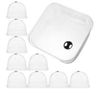 PERSELOSO Copertura per Piante da Giardino in Plastica Leggera 10 Pezzi, Cupola Traspirante per Protezione da Gelo e umidità, per Orto e Coltivazione