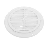 PERSELOSO Copri Ventilazione Rotondo per Yacht e Camper in Plastica Pp Bianco Design Multifunzionale e Ventilazione per Ambienti Esterni e Interni