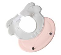 PERSELOSO Cuffia Visiera per Ragazzo Ragazza, Cappello Protettivo per Orecchie, Antischiuma, Taglia Regolabile, per Bagnetto e Shampoo, Leggera e Portatile, Accessorio Bagno per Ragazzo