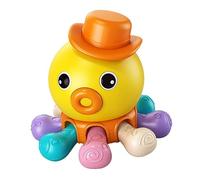 PERSELOSO da Bagno Ottimo per Adorabile Polpo Squeaky Sicura Educativo per Anni per Bagnetto e Piscina Colore Arancione