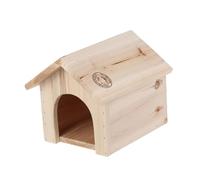 PERSELOSO di casa di tronchi piccolo animale domestico nido nascondiglio chalet degli scoiattoli chalet morso villetta triangolare Bambù