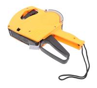 PERSELOSO Etichettatrice Prezzi Leggera in Plastica Gialla 8 Scomparti per Etichette, Design Solido e Bello, per Piccole Imprese e Mercati