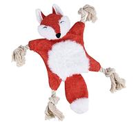 PERSELOSO Giocattolo Educativo Per Cani Peluche Gioco Sonoro Divertente Per Cuccioli e Gatti Disegno Volpe Colori Random Stimola Gioco e Riduce La Noia
