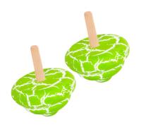 PERSELOSO Giroscopi Rotanti in Legno per Bambini, Giocattoli Educativi Cognitivi Effetto Crepa e Cambio Colore, Set 2 Pezzi per Feste e Sviluppo Coordinazione Occhio-mano