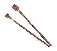 PERSELOSO Grattaschiena in Legno Set 2 Pezzi Tiragraffi Artiglio, Strumento Per Grattare Prurito Manico Lungo Ergonomico, Per La Schiena Leggero e Portatile Per Anziani e Incinte