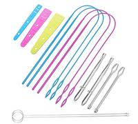 PERSELOSO Kit per Cucire Gancio per Girare i Passanti Filatore di Cordoncini e Strumenti per Infilare i Coulisses Accessori di Ricambio per Cucito Fai da Te