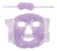 PERSELOSO Maschera Occhi in Gel Riutilizzabile e Impacco Freddo Cinturino Regolabile, Maschera Viso Rinfrescante Leggera per Mal di Testa, Crampi e Viaggi, Set Colore Casuale