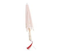 PERSELOSO Ombrello Leggero e Resistente Bianco senza Decorazioni Forma Speciale come Accessorio Fotografico o Decorazione per Feste e Matrimoni per Occasioni