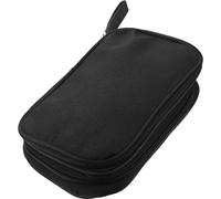 PERSELOSO Organizer Design Semplice e Compatto Elettronico Divisori Multifunzione Nero da Viaggio e Cerniera Liscia per Custodia Porta Caricabatterie e Accessori