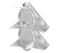 PERSELOSO Pinze per Smaltatura in Acciaio Inox, Set da 2 Utensili Ergonomici per Immersione e Colorazione Ceramica, Strumenti per Modellare Argilla e Progetti Artigianali