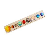 PERSELOSO Puzzle Interattivo dei Pianeti in Legno per Bambini 3-5 Anni Educativo e Didattico dell'Universo Colori Vivaci e Struttura