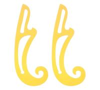 PERSELOSO Set di 2 righelli flessibili a curva francese - Modelli di disegno riutilizzabili in plastica per la creazione di cartamodelli, la sartoria e la progettazione di capi d'abbigliamento.