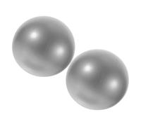 PERSELOSO Set per Allenamento Core da 25cm in Pvc Argento 2 Palle Pilates e Riabilitazione per Yoga e Fitness