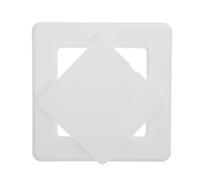 PERSELOSO Sportello di Accesso in Plastica ABS 200x200 mm, Pannello Autoadesivo per Parete e Soffitto, Copertura per Impianti Elettrici, per Fai da Te e Installatori, Bianco