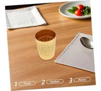 PERSELOSO Tazza Metallo Vintage Impilabile per Picnic e Outdoor Mug Insaccato Facile da per Latte e Thailandese Uso e
