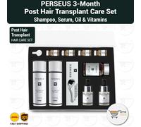 Perseo 3 mesi post trapianto di capelli set per la cura, shampoo, siero, olio...