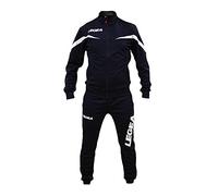 Perseo Sport Tuta Legea Mosca T122 Uomo Allenamento Fitness Calcio Tempo Libero Vari Colori e TG … (M, Blu/Bianco)