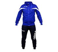 Perseo Sport Tuta Legea Turchia M1149 Uomo Allenamento Fitness Calcio Tempo Libero Vari Colori e TG (M, Azzurro/Blu)