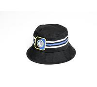 Perseo Trade srl Atalanta Cappello Cotone Pescatore 06 Nero Patch Ricamata