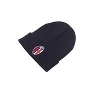 Perseo Trade Srl Berretto Cuffia Ufficiale Squadra Calcio Bologna FC Logo BFC 1909 - Colore Blu Scuro Navy - 100% Acrilico