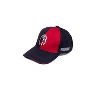 Perseo Trade srl Cappello Bologna Ufficiale Rossoblu Cappellino Berretto con Visiera CAPCBOL09 Bicolor
