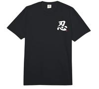 Perseveranza Kanji nel Simbolo della Lettera Giapponese sulla Parte Anteriore e Posteriore Comfort Colors Adult Heavyweight T-Shirt