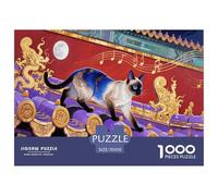 Persian Cat 1000 Pezzi Puzzle Classici Animali Divertenti Per Uomo E Donna Difficoltà Sfida Per Adulti E Bambini Da 14 Anni E Più Puzzle Per Gioco Familiare, Festa Aziendale Regalo Giocattolo Colora