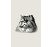 Persian Cat Planner: Elegant and Undated Layouts for Scheduling, Priorities, and Daily Notes with a Persian Cat Illustration
