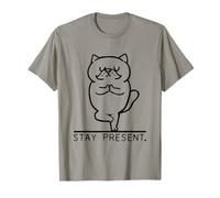 Persian Cat Stay Present Maglietta
