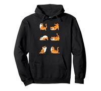 Persian Cat Yoga for Lower Back Felpa con Cappuccio