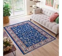 PERSIAN X - TAPPETO CLASSICO ORIENTALE STILE PERSIANO FIORI GRECHE 2079 AZZURRO
