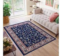 PERSIAN X - TAPPETO CLASSICO ORIENTALE STILE PERSIANO FIORI GRECHE - 2079 BLU