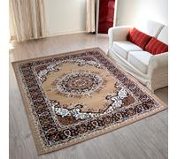 PERSIAN X - TAPPETO CLASSICO ORIENTALE STILE PERSIANO FIORI ROSONE - 2079 BEIGE