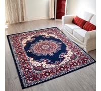 PERSIAN X - TAPPETO CLASSICO ORIENTALE STILE PERSIANO FIORI ROSONE - 2079 BLU