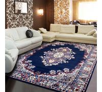 PERSIAN X - TAPPETO CLASSICO ORIENTALE STILE PERSIANO ROSONE FIORI - 6210 BLU