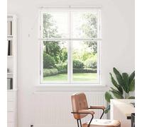 Persiana per finestra con tende in alluminio bianco - Pellicola per finestra perfetta per protezione dalla luce e dagli sguardi indiscreti, durevole e facile da pulire